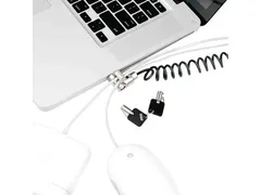 Coiled Cable With Peripheral Secrty Trap