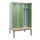 locker met bank,voor scheiding van kleding,HxBxD 2120x1200x815mm,3vak