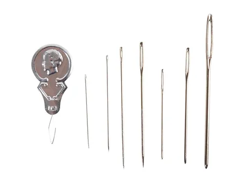 Naaldenset Creativ Company blister à 8 delen zilver