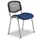 Buisstalen Stoel Zitting Donkerblauw Netrug Zitting BxD 475x415mm