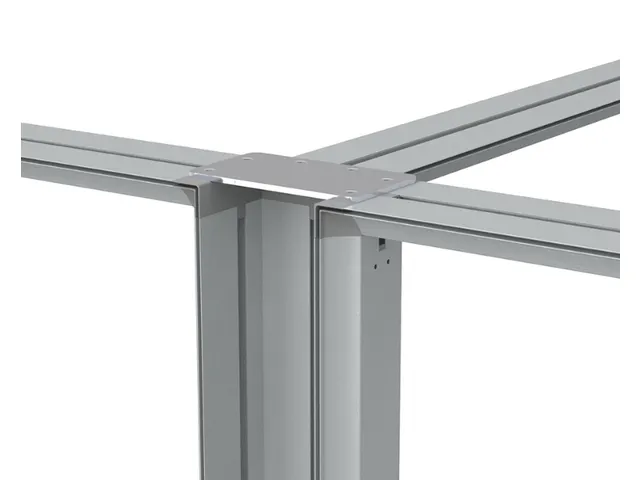 Brightbox Pro Flex T-connector voor 3 Beurswanden met ruimte voor elek