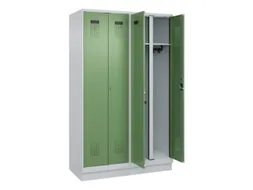 locker voor scheiding van kleding,HxBxD 1950x1200x500mm,4vak