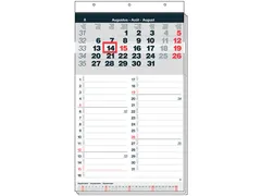 Calendrier mois Memo-Manager, 4 langues, 2026