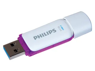 USB stick 3.0 Philips Snow USB-A 64GB paars - 1
