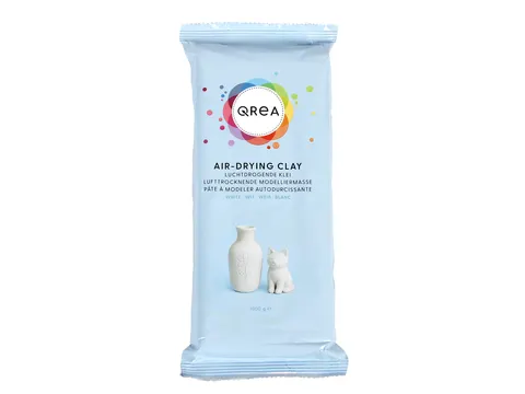 Klei Qrea luchtdrogend wit 1000 gram