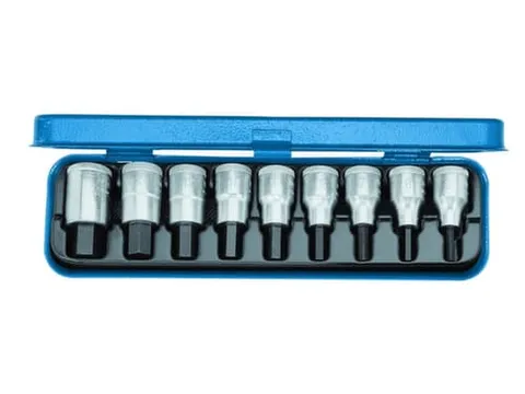 GEDORE IN 19 PM Schroevendraaierset 1/2 inch 9-delig Binnenzeskant 5-1