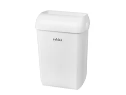 Afvalbak Satino open inworp 43 liter wit 332570