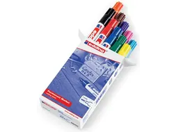 Permanent Marker E-3300 Doos Van 10 Stuks Assorti
