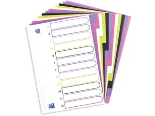 Elba Tabbladen Mycolour A4 12-Delig 11-Gaats Assorti Kleuren - 1