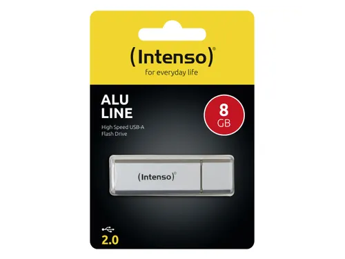 Intenso Usb-Stick 2.0 8gb Zilver Alu