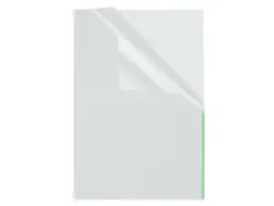 Showtas Transparant Met Groene Indexstrook 10 Stuks