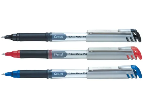 Rollerpen Pentel BL17 rood 0.35mm