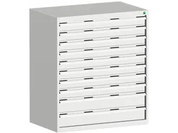 ladekast HxBxD 1200x1050x650mm 10laden zware lasten RAL7035