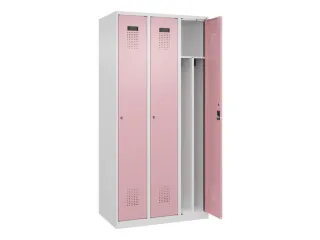 locker voor scheiding van kleding,HxBxD 1850x900x500mm,3vak - 1