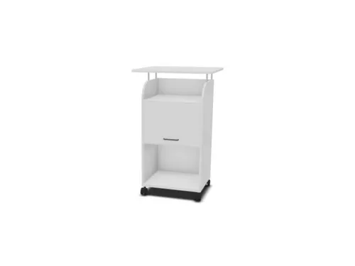 caddy,HxBxD 1130x550x470mm,3niveaus,1kasten,Bl-wit