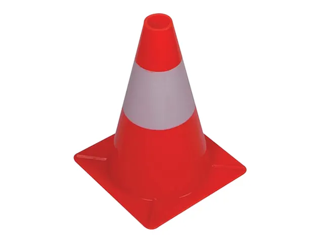 Afbakeningskegel 30cm rood wit