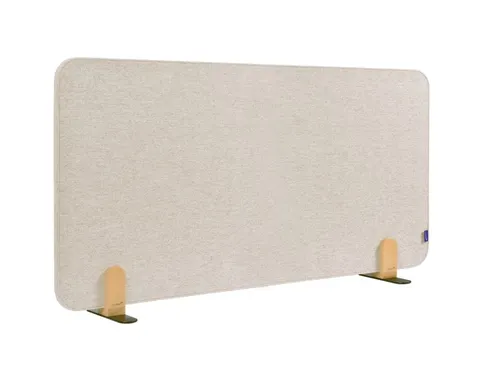 Elements Bureauscherm akoestisch 60x120cm Beige Houders