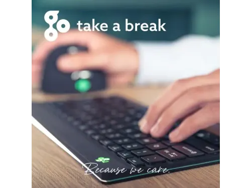 Ergonomisch toetsenbord R-Go Compact Break AZERTY (FR) Zwart bedraad