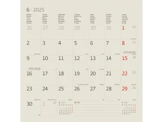 Kalender 2027 Helma 365 30x30cm katten - 2