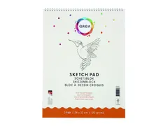 Schetsblok Qrea 24x32 120gr spiraal