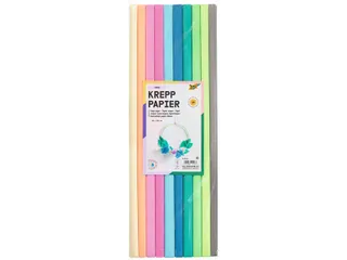 Crêpepapier Folia 50x200cm 10 rollen trendkleuren - 1