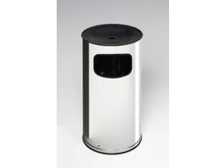 Combi-Asbak 44 Liter HxØ 710x355mm Rvs