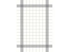 Extra Large Towel 38x54cm Wit/zwart 250 stuks