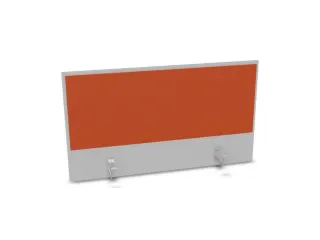 opzetpaneel bureau aanbouw achter MP-lichtgrijs BN3012-oranje 1000mm - 1