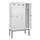 locker voor scheiding van kleding,HxBxD 2120x1200x500mm,4vak