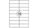 Etiket Quantore 105x37mm Wit 1600st