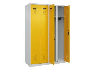 locker voor scheiding van kleding,HxBxD 1850x1200x500mm,4vak - 1