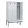 locker met bank,voor scheiding van kleding,HxBxD 2120x1200x815mm,3vak