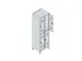 dubbeldekse locker,HxBxD 1950x600x500mm,2x2vak.,vak B 300mm