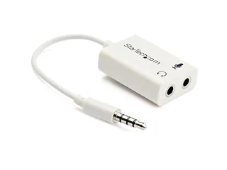 Headset Splitter 3,5 mm 4-positie naar 2x 3-positie 3,5 mm M/F - 1