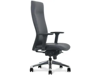 Manager Bureaustoel Vienna Full Leder Zwart - 2