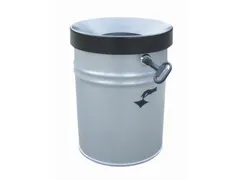 afvalbak,vlamdovend,24l,HxØ 370x295mm,wandmontage,kop zwart