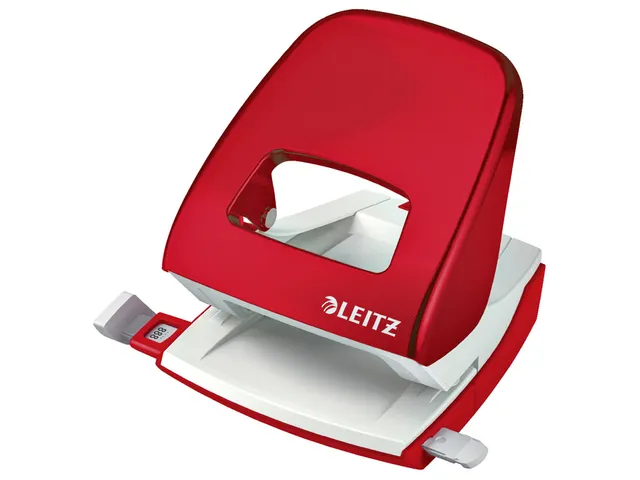 Perforator Leitz WOW 5008 NeXXt metaal 30 vel rood
