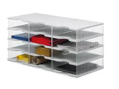 postsorteerbox,12vakken,m. antislipvoeten,Tafelopstelling