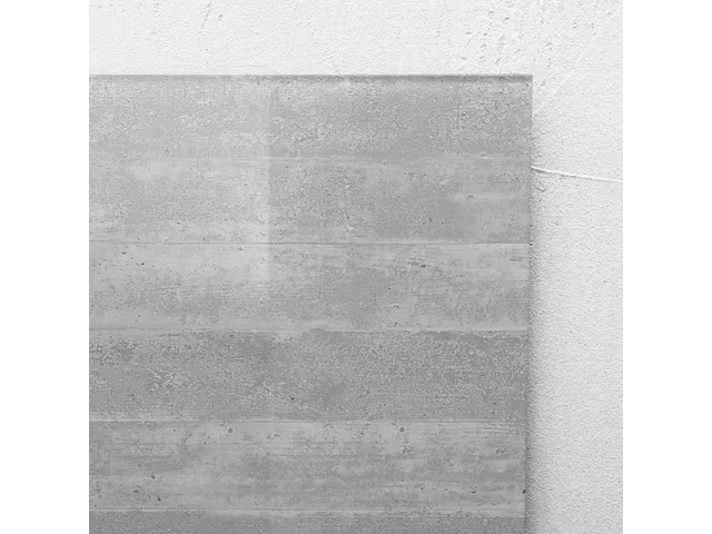 glasmagneetbord Sigel Artverum 48x48x1.5cm betondesign