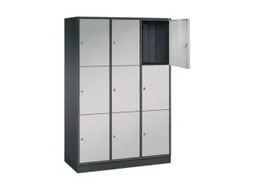 grootvolume-lockersysteem,HxBxD 1950x1220x500mm,3x3vakken,cil.-slot