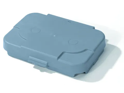 Vuilverzamelunit grijs 120L 2x70L t.b.v. kunststof frame