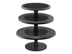 Silikomart Taartstandaard HULA UP 3 etages Ø24/30/35cm kunststof Zwar