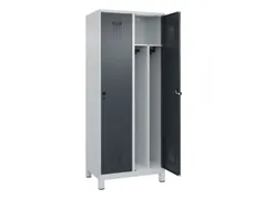 locker voor scheiding van kleding,HxBxD 1950x800x500mm,2vak