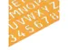 Sjabloon Standardgraph letters en cijfers 30mm