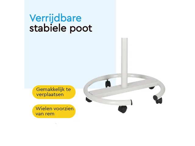 BRASQ Flipover Mobiel Deluxe 70x100cm Magnetisch Wit met accessoires