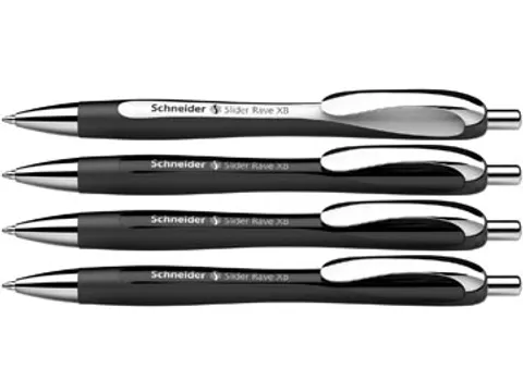 Slider Rave balpen blauw extra breed zwart 3+1 gratis