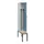 locker met bank,voor scheiding van kleding,HxBxD 2120x300x815mm,1vak