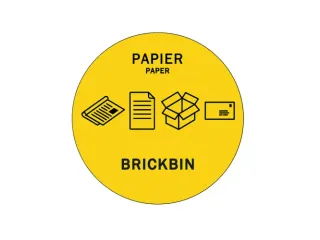 Forex Afvalstroomplaatje Papier BE - 1