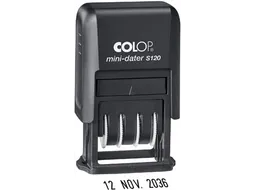 stempel mini-dater S120N, Nederlands