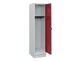 schoollocker,HxBxD 1630x400x500mm,1vak,vak B 400mm,draaigrendel,sokkel - 1